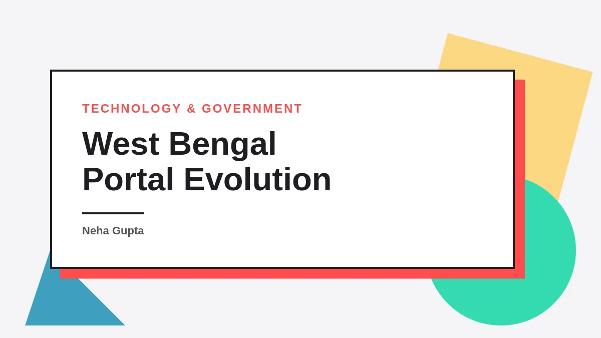 West Bengal Social Security Portal: A Look Back at Its 2024 Launch and Evolution